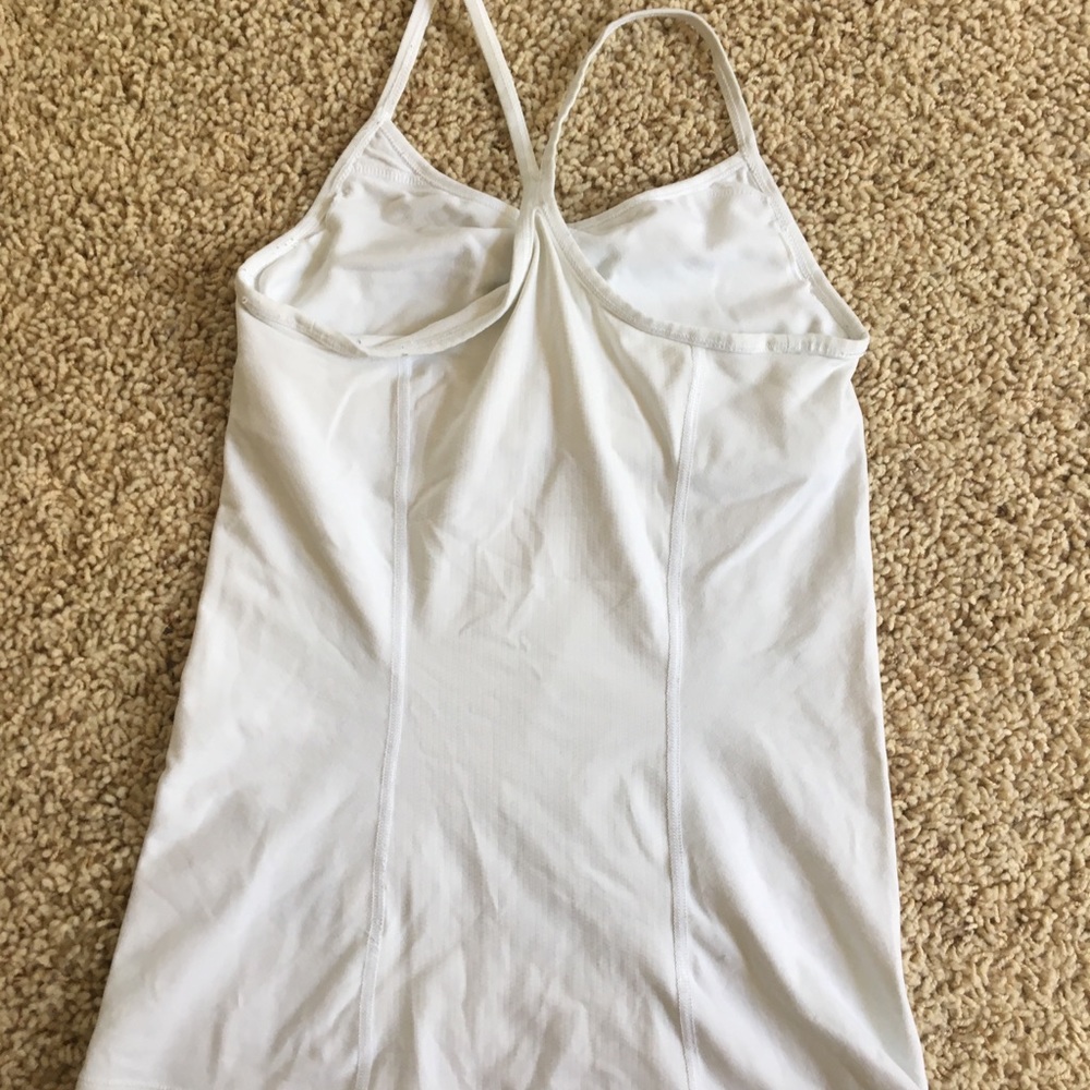 White Nike tank